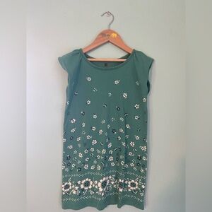 Tea Collection green floral dress size 6